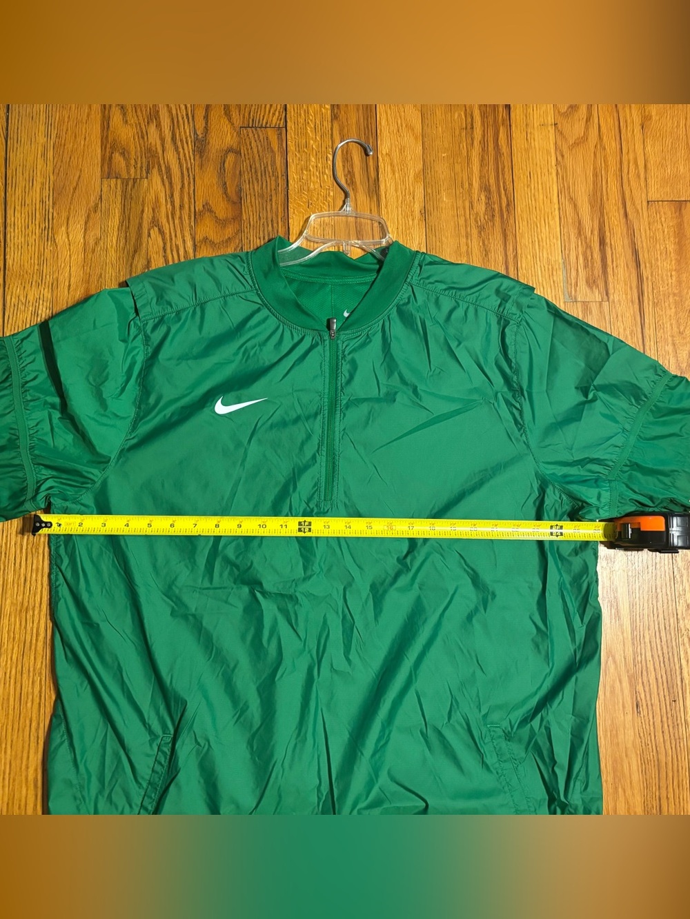 Nike Bright Green Half-Zip Athletic Jacket - Picture 8 of 9